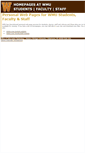 Mobile Screenshot of homepages.wmich.edu
